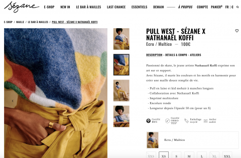 Sézane x Nathanaël Koffi