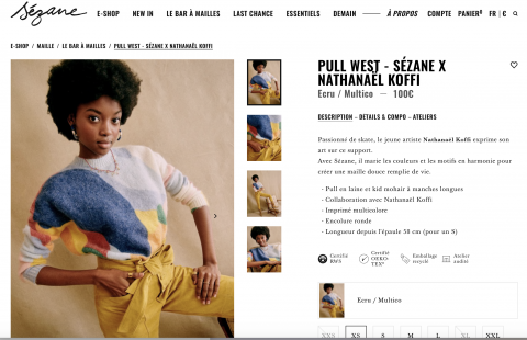 Sézane x Nathanaël Koffi